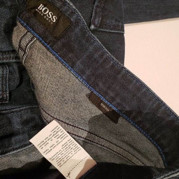 Hugo Boss Maine Regular Fit Stretch Denim Jeans - Picture 5 of 6